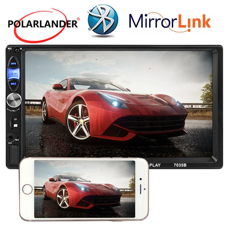 7 ''сенсорный экран многоязычный AUX USB TF 2018 новый 2 Din MP5 MP4 Bluetooth автомобильное