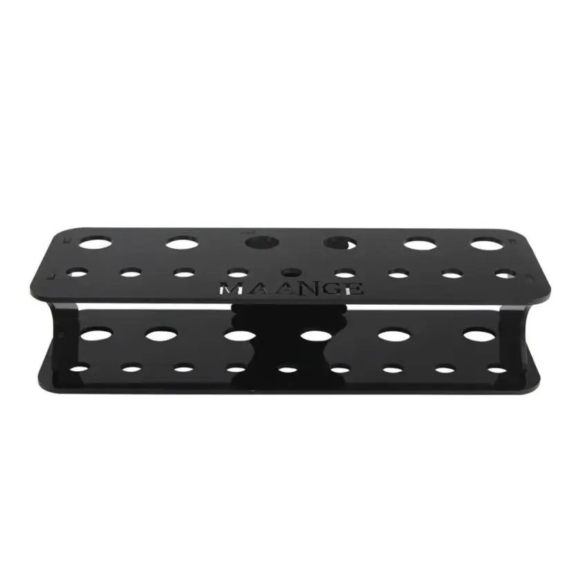 Прочный прозрачный акриловый держатель для кистей макияжа с 15 отверстиями