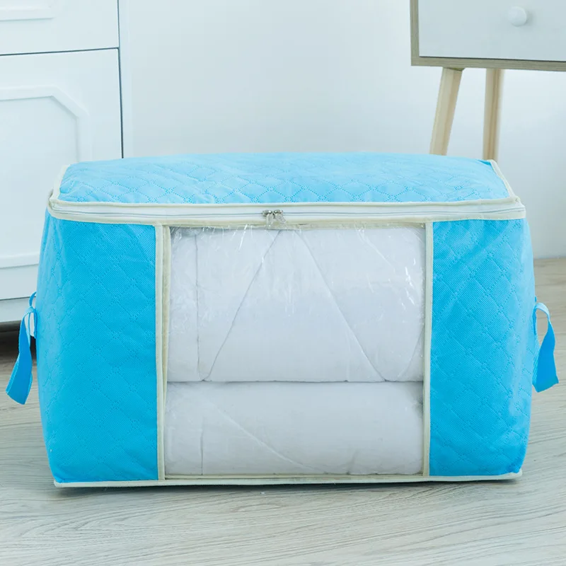 Водонепроницаемый нетканый шкаф-органайзер для путешествий, багаж для дома, легкий аккуратный органайзер для гардероба, стеганая одежда, сумка для хранения обуви - Цвет: lanse