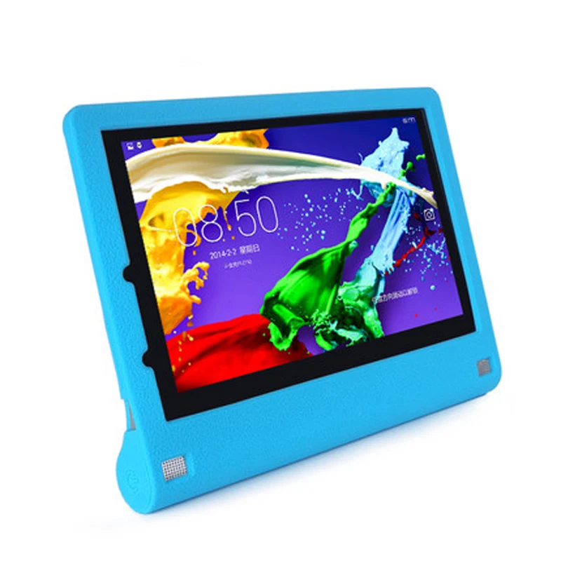 Для lenovo yoga tablet 2 1050F 1051F Кремния защитный Кожаный Case Защитную Оболочку Кожи Tablet PC 10.1