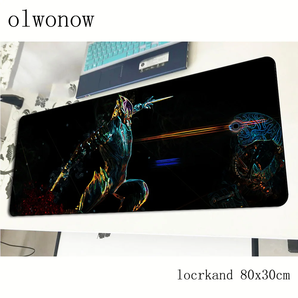 Коврик для мыши warframe 80x30 см игровой коврик в стиле аниме большой подарок мальчика