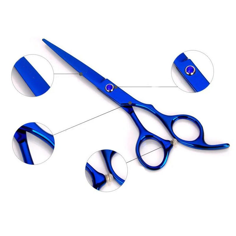 Парикмахерские ножницы для стрижки волос синего цвета 6 дюймов FH 20161|hair scissors|styling