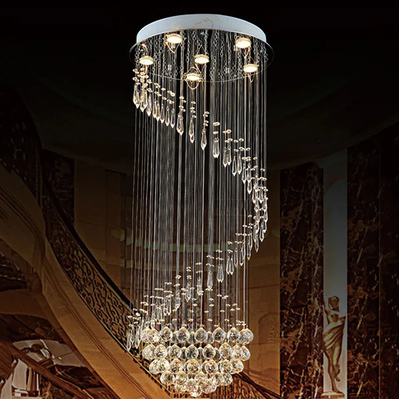 Современный светодиодный K9 хрустальные светильники-люстры люстра с крепящимися