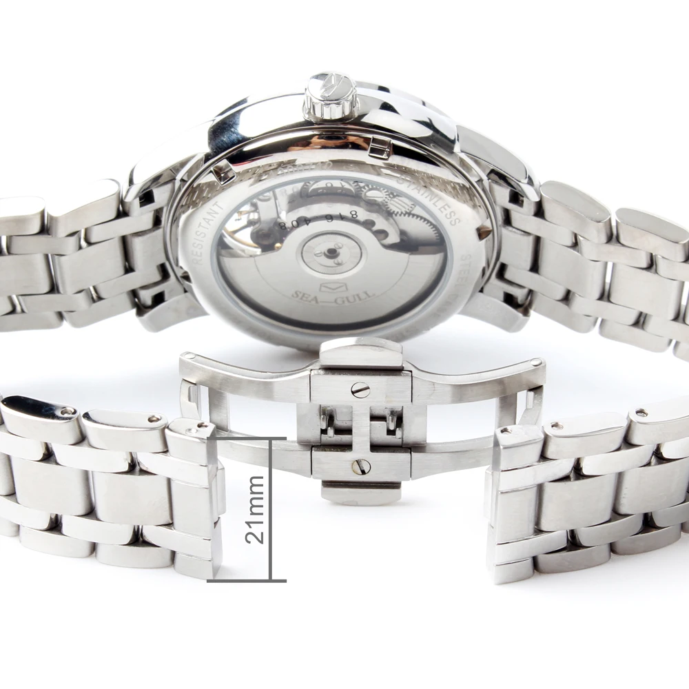 Мужские автоматические часы для бизнеса Seagull с маховиком датой и ретроклассным