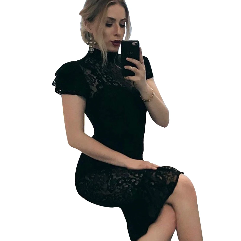 Adyce 2019 новинка летнее женское Бандажное платье Vestidos сексуальное кружевное