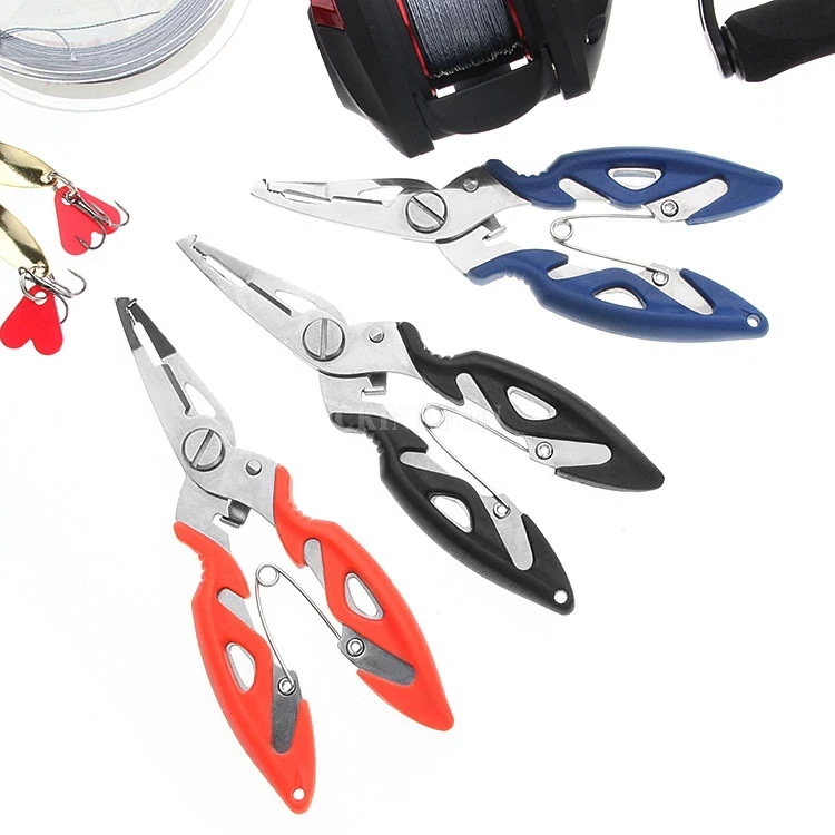 

500Pcs/Lot New Fishing Plier Scissor Braid Line Lure Cutter Hook Remover Tackle Tool Cutting Fish Use Scissors Fishing Pliers