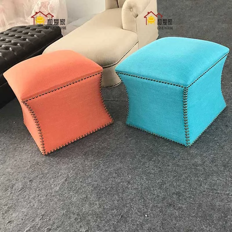 Нео Классическая американская Тканевая обувь скамейка средиземноморская