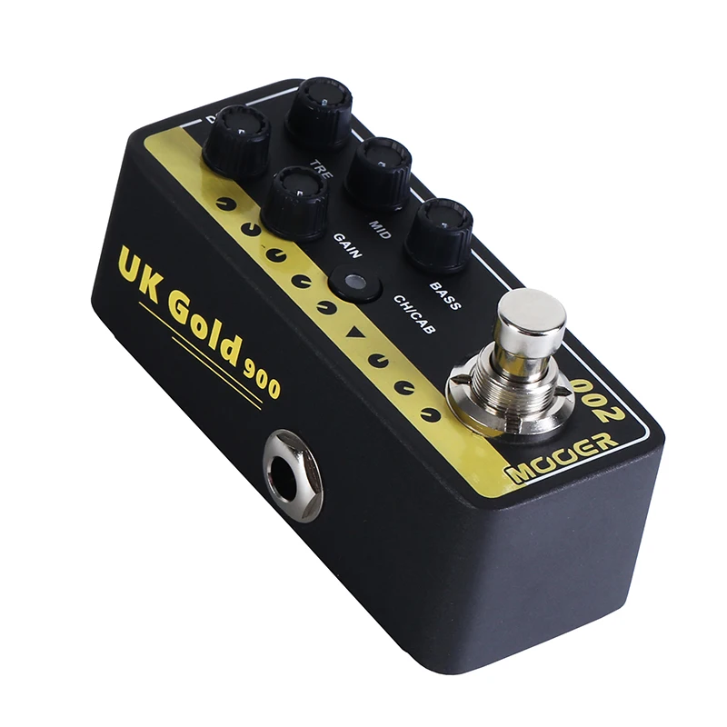 Mooer M002 Великобритания золото 900 педаль для электрической гитары эффекты задержка