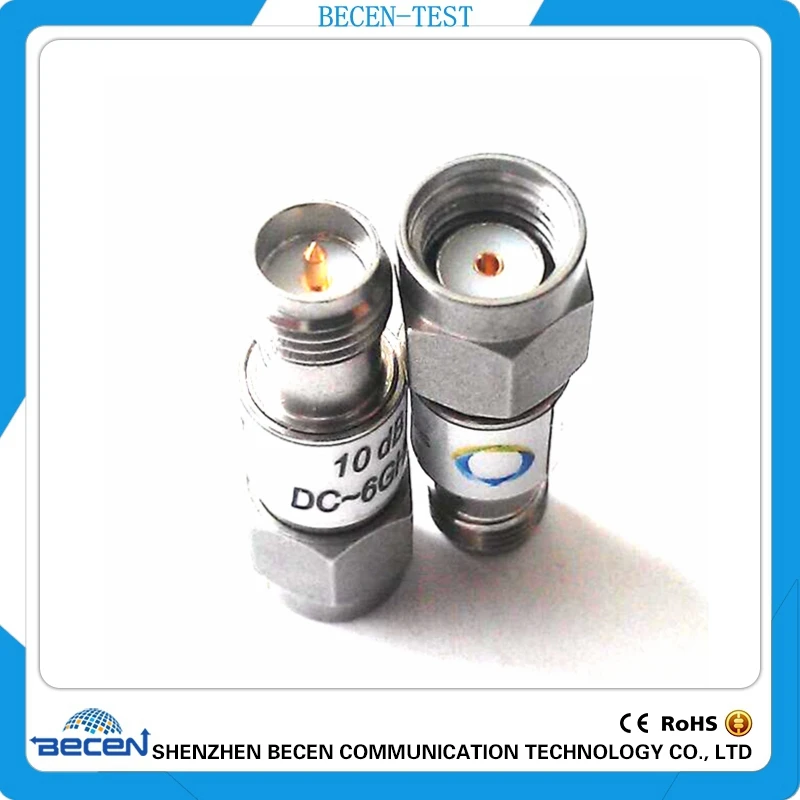 Фото 2 Вт SMA -l RF- антиполярный аттенюатор обратная полярность от постоянного тока до 6 0 2 Вт SMA -l RF- антиполярный аттенюатор обратная полярность от постоянного тока до 6 0