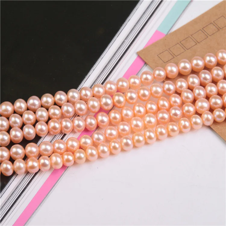 Бусины Из Натурального пресноводного жемчуга 6 5 мм|beads for diy|natural beadsfor diy |