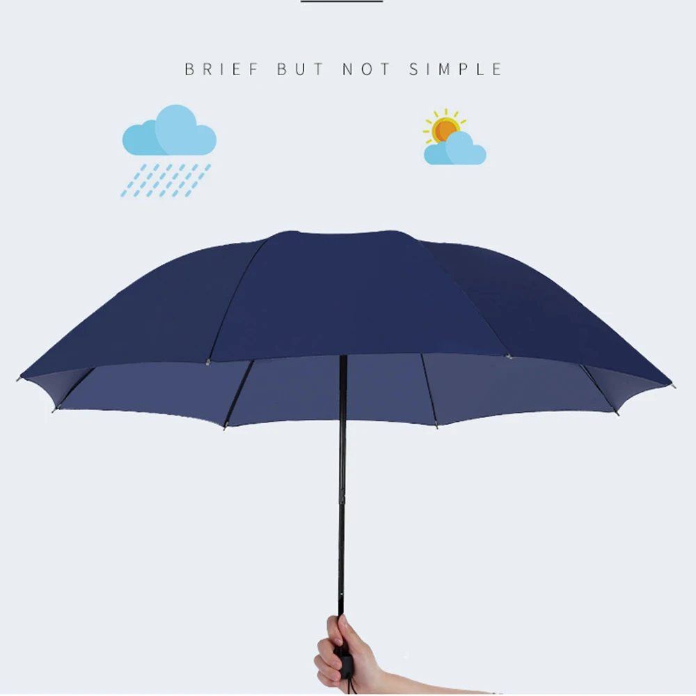 Small Fresh Golden Feather Folding Thickened Black Rubber Umbrella Rain Women for Men Sun Gear Parasol | Дом и сад