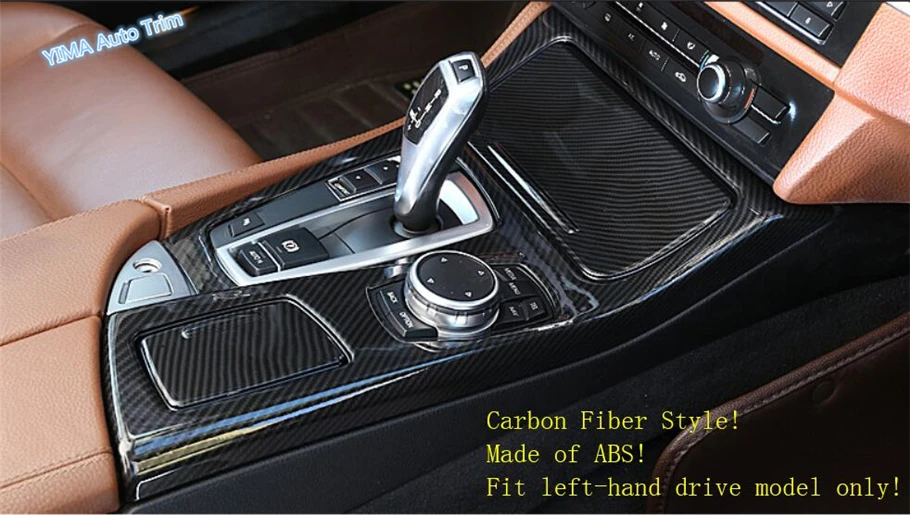Lapetus For BMW 5 Series F10 525i 535i 2014 2015 2016 ABS Auto Styling Stalls Gearshift Box Frame Cover Trim 3 Pcs / 2 Colors | Автомобили