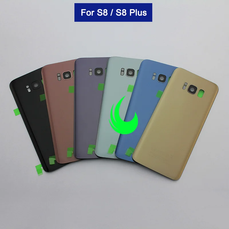 Задняя крышка батарейного отсека для Samsung Galaxy S8 G950 Plus G955 стеклянная корпуса SAMSUNG +