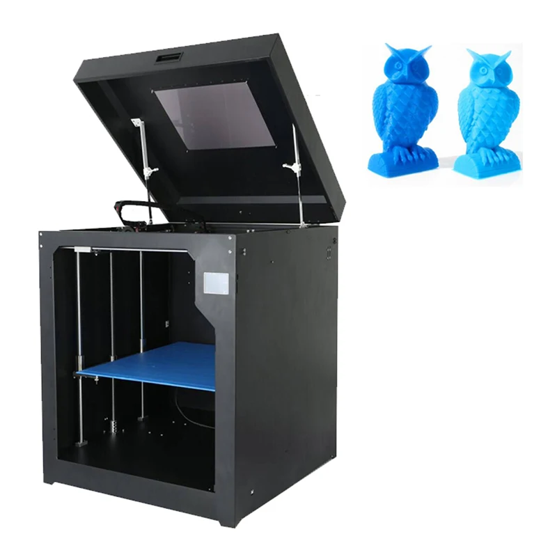360x400x500mm 3D Printer Dual Extruder + nozzle Two Color Printing 3d With 1KG ABS or PLA Filament As Gifts | Инструменты