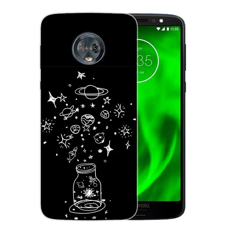 Complex Formula Silicone Hull Shell Back Case For Motorola MOTO G5 G5S G6 E4 E5 Plus G4 Play X4 Riverdale Cover Coque |