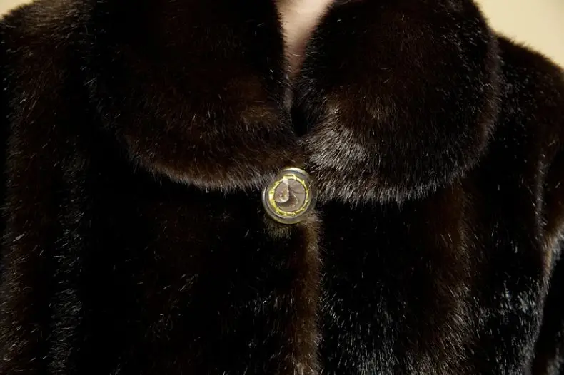 Высококачественное меховое пальто Haute couture женская одежда для среднего возраста