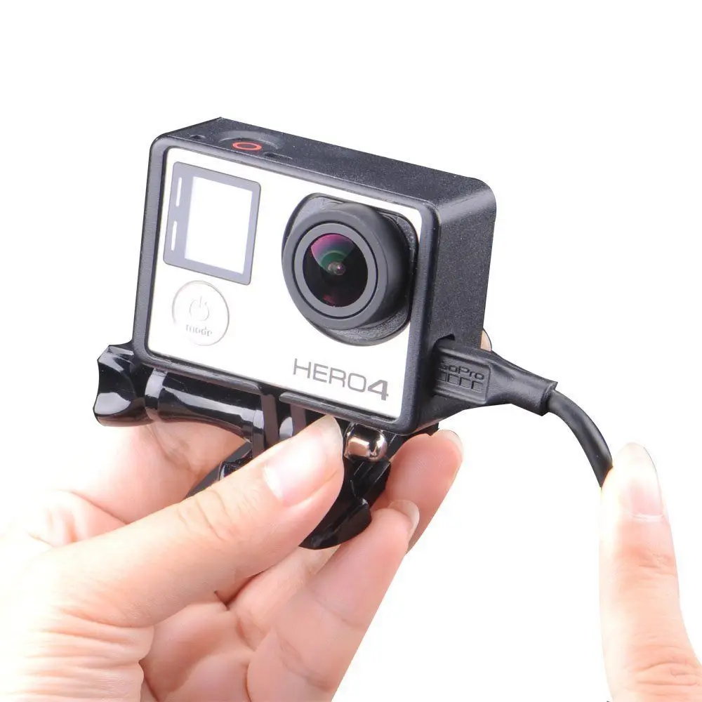 Корпус с креплением болтом полностью подходит для камер GoPro HERO4 HERO3 + В комплект