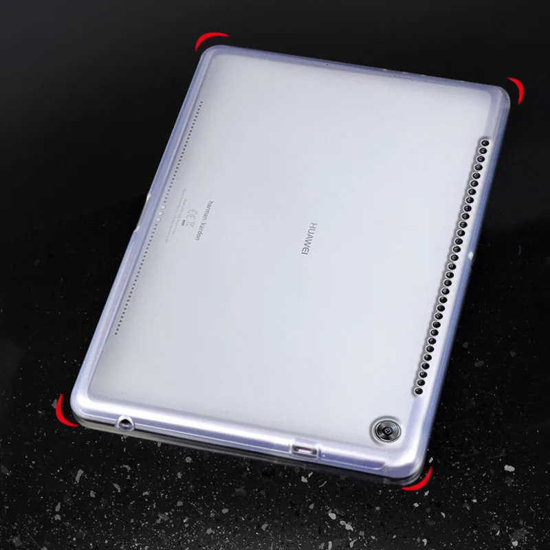 2018 Новый Прозрачный чехол для Huawei MediaPad M5 10 Pro 8 дюймов Мягкие TPU резиновая Матовая