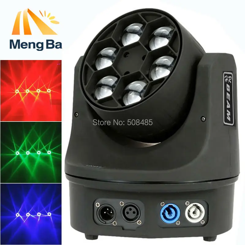 6x15w RGBW 4 в 1 светодиодный мини пчелиный глаз луч светильник DMX512 с движущейся