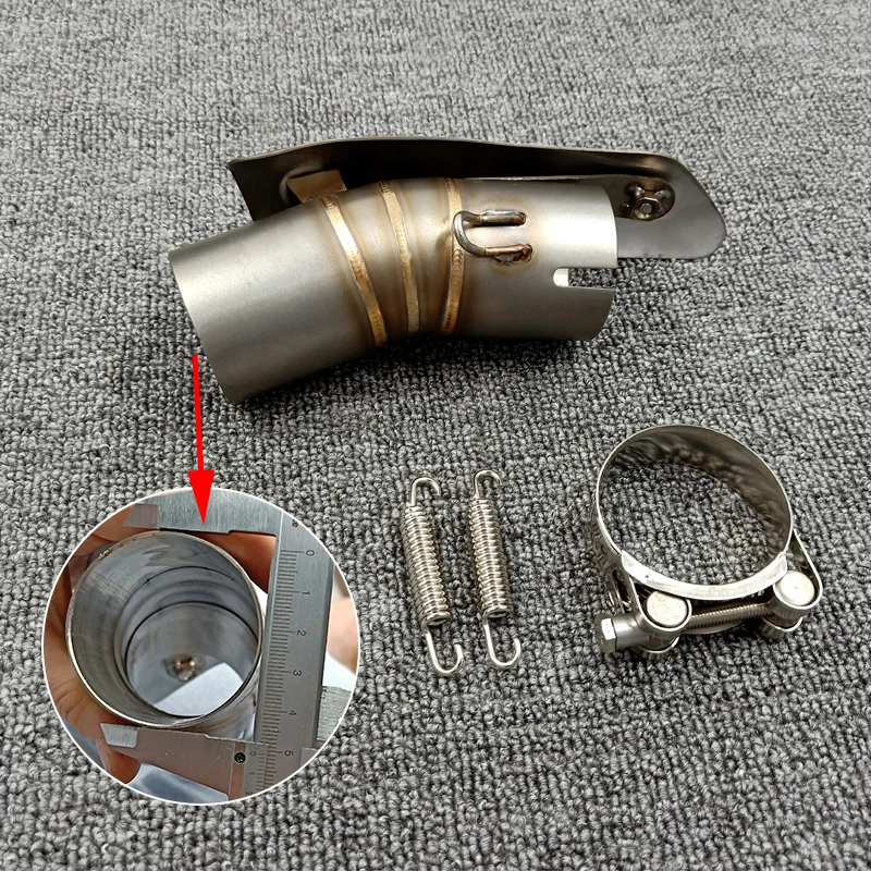 

for Suzuki GSX-R GSXR 1000 2012 2013 2014 2015 2016 GSX R 1000 Motorcycle Moto Exhaust Muffler Mid Middle Pipe Tube Slip-on New