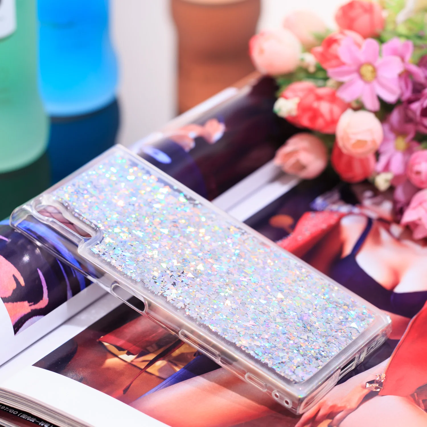 Чехол для телефона Sony Xperia XZ F8332 F8331 чехол XZs G8232 G8231 мягкий блестящий с динамической
