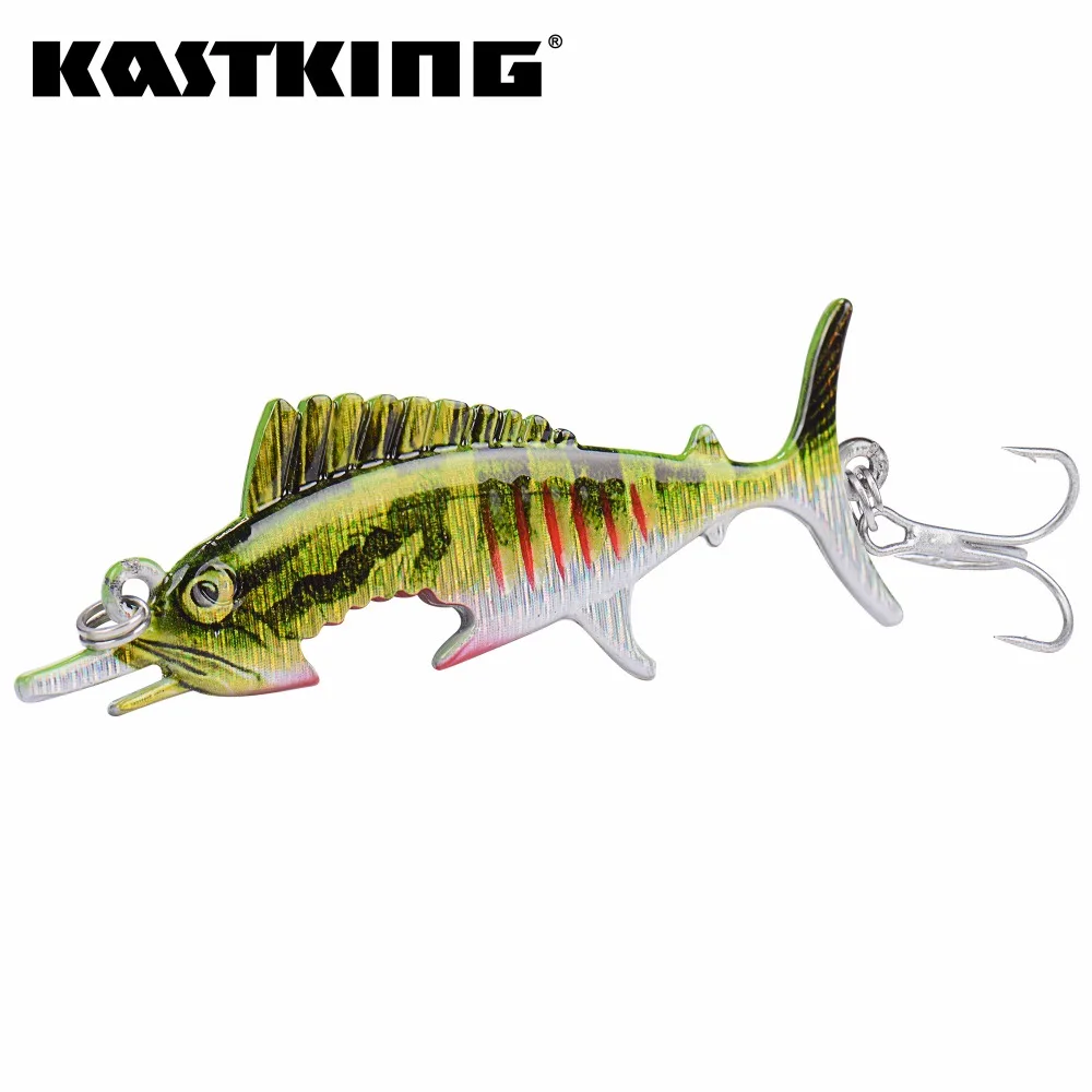 KastKing Spinnerbait 1 шт. 20 3 г 103 мм оседающая на дно приманка с одним крючком 3d глазок ложка