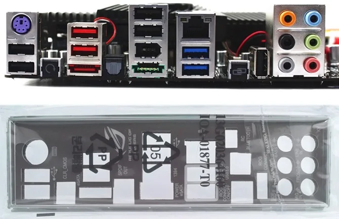 Новая защитная задняя пластина I/O для материнской платы CROSSHAIR IV EXTREME just shield backplate
