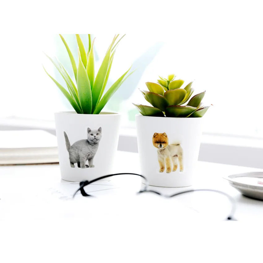 10packs/lot Kawaii Ancient objects of animals and plants DIY Stickers Scrapbooking Diary Album Sticker Label Stationery