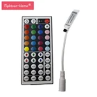 Миниатюрный светодиодный ИК RGB-контроллер с 44 клавишами для гибкой SMD3528 5050 5630 2835 DC12V RGB СВЕТОДИОДНАЯ лента SMD полоса лента неоновые ленты