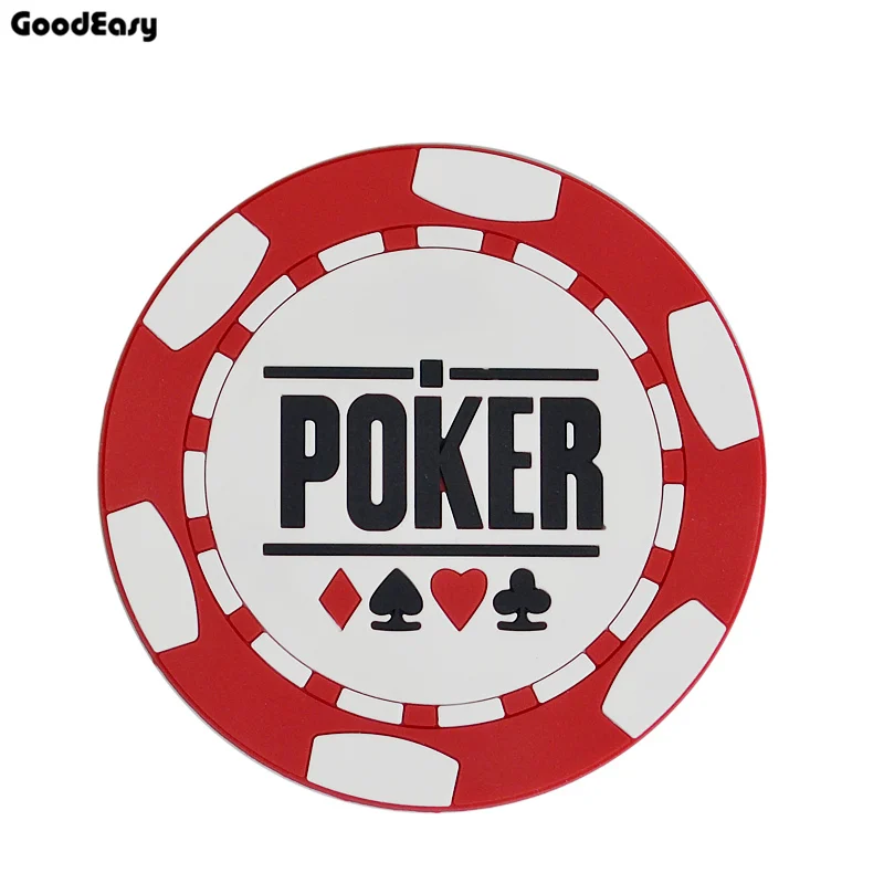 Высокое качество 4 шт./компл. мягкий пластиковый покер цветы круглые подставки