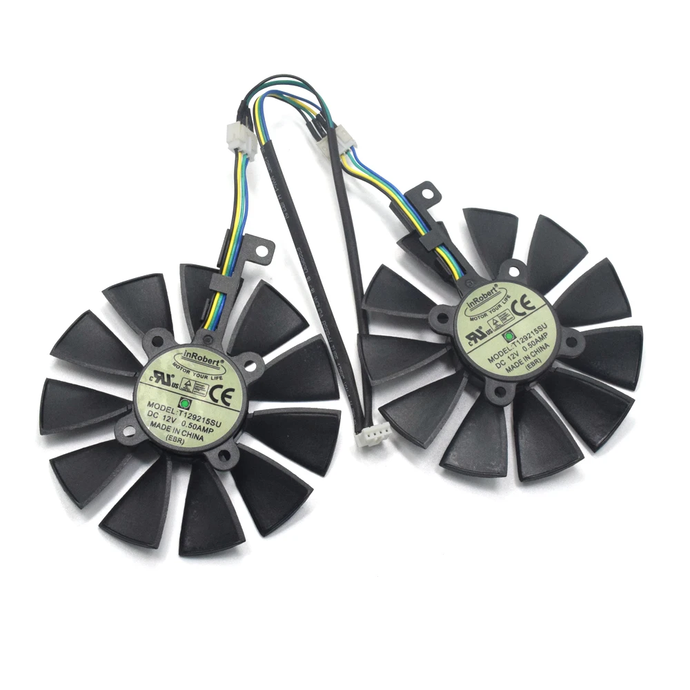 Вентилятор охлаждения для ASUS GTX1060 1070 Ti RX 470 570 580 87 мм|cooler fan|cooling fangraphics card cooling fan |