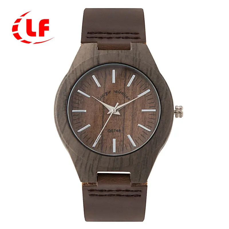 QW спортивные кожаные минималистичные деревянные унисекс OEM Orologio Uomo Reloj Mujer Hombre