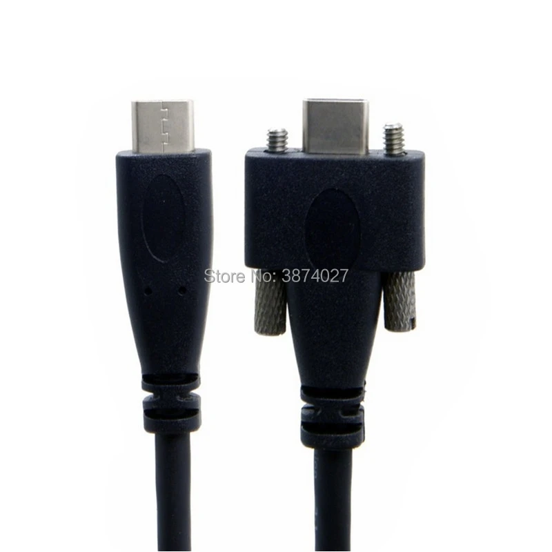 Кабель для передачи данных с двумя винтами USB-c USB 3 1 типа c папа-USB Type-c папа 10 Гбит/с