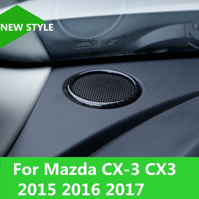 Для Mazda CX 3 CX3 2015 2016 2017 приборная панель аудио стерео звук динамик кольцо крышка