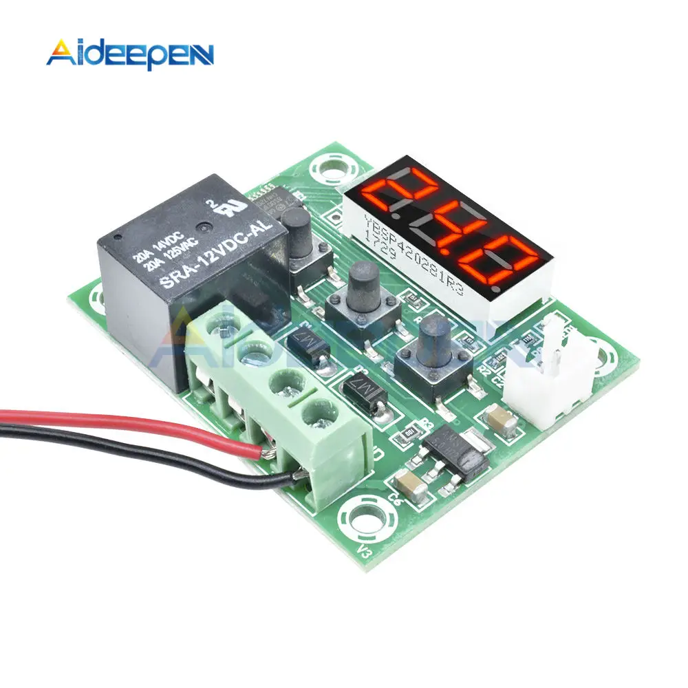 W1209 AC 110 V-220 V Цифровой термостат регулятор температуры инкубатор термостат модуль питания красный светодиодный дисплей