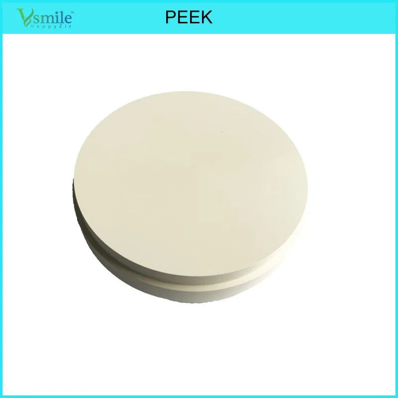 

Partial Denture Abutment Dental Implant Material PEEK 98mm System White Yellow Pink Nature Peek CADCAM
