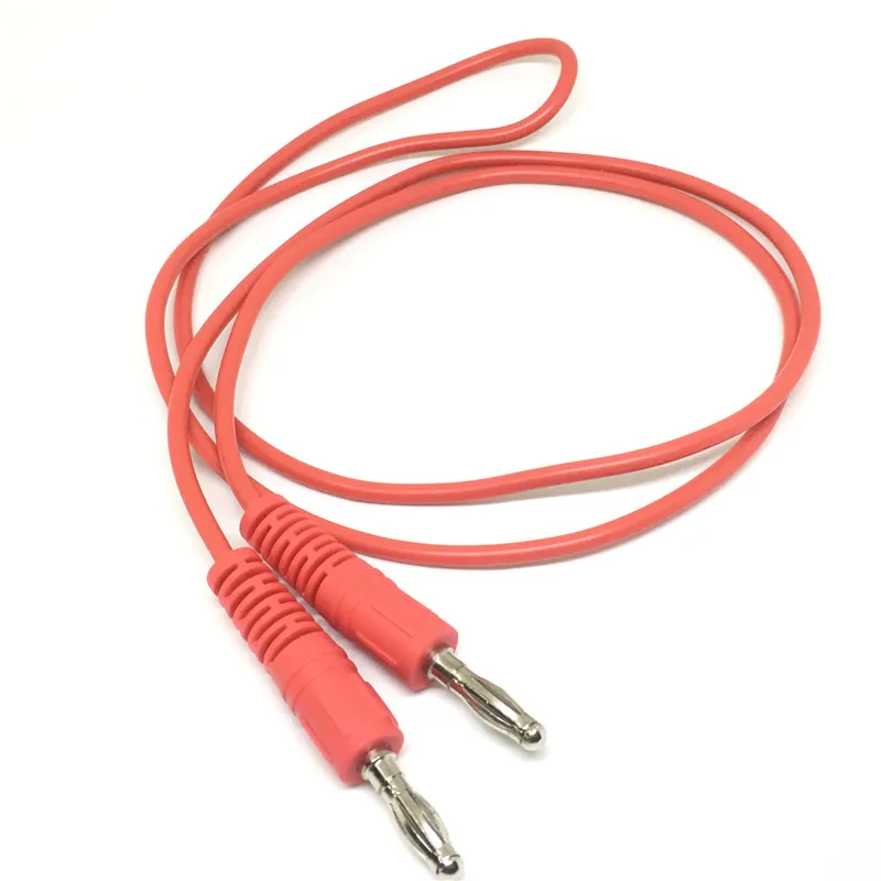 10 шт. L = 1 м высокогибкий 16 awg силиконовый M 4 мм Штабелируемый разъем типа банан для