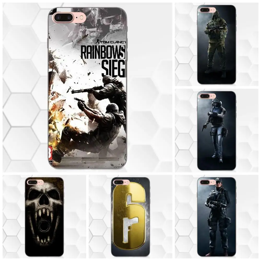 Модный тонкий чехол для Xiaomi Redmi Note 2 3 4 4A 4X 5 5A 6 6A Plus Pro S2 Y2 Rainbow Six Siege | Мобильные