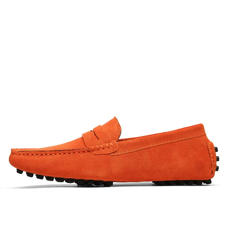 

Spring and summer new men's peas shoes cover feet breathable British shoes casual shoes leather fashion shoes suede peas shoes