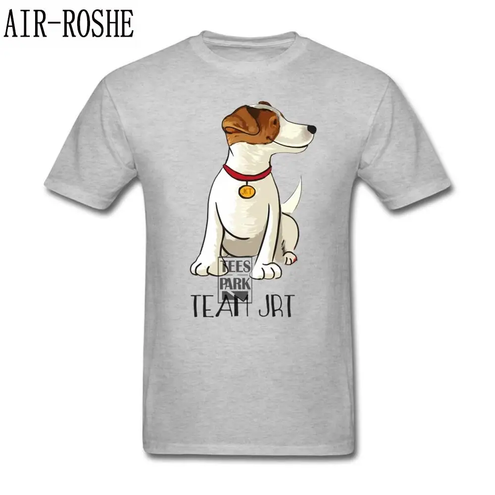 Повседневные футболки модные Джек Рассел терьер футболка большого размера