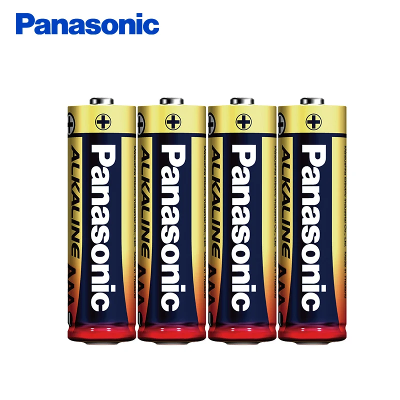 Оригинальные оригинальные щелочные батареи Panasonic 1 5 в AAA 4 шт./лот батарея для
