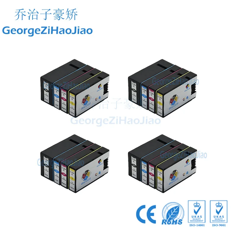 4 комплекта 1200XL совместимый чернильный картридж PGI1200 PGI1200XL для Canon MAXIFY MB2020 MB2320 MB2120