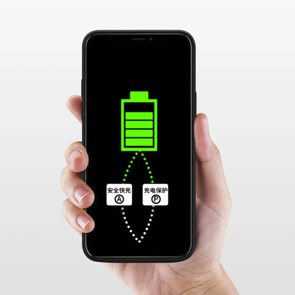 3600 Mah батарея чехол для iphone X XS зарядное устройство смарт телефон крышка банк