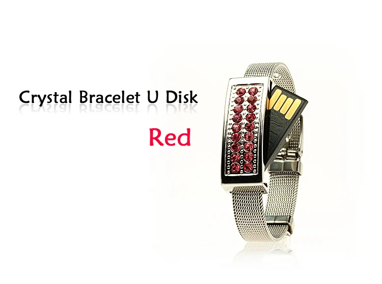 Флешка браслет с кристаллами Garunk 4g флешка 8G 16G usb 32G Ювелирная USB карта памяти диск