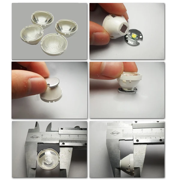 Фонарик Jiguoor стеклянный объектив для XML T5/T6/U2 LED с держателем 21 2 мм портативные