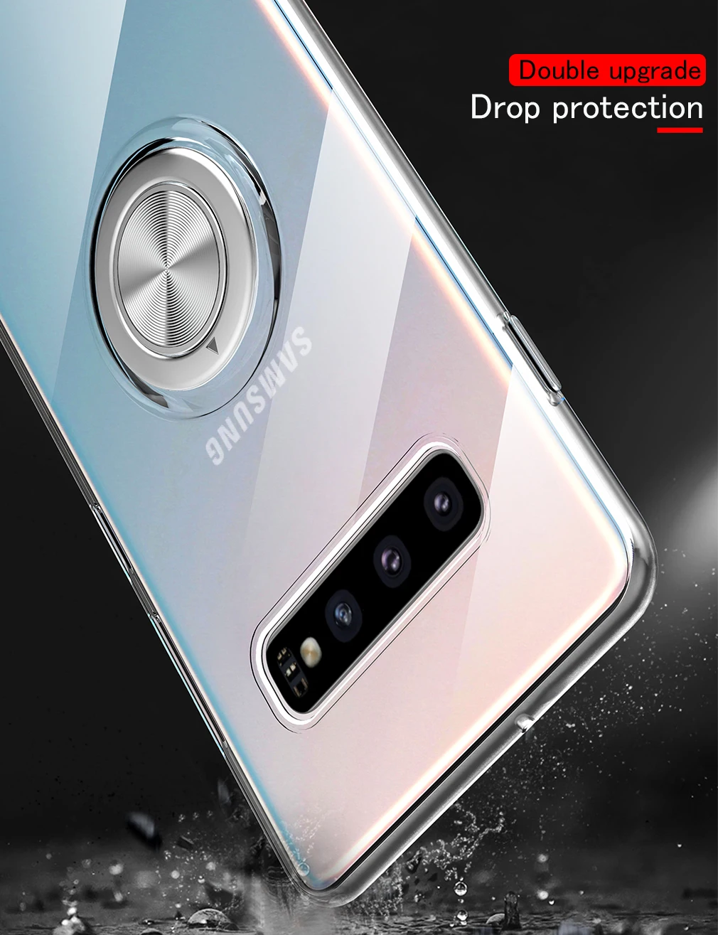 Прозрачный чехол для телефона на магните чехол Чехол для samsung Galaxy S10 5G S9 S8 плюс S10E Note 9 8 A9 M20 M30 чехол из мягкого ТПУ с адсорбции чехол