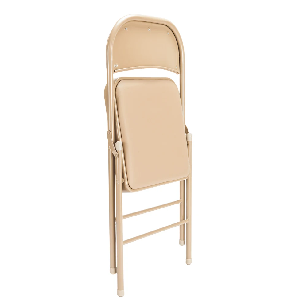 4 шт. элегантные складные железные и пвх стулья для конференций выставок цвета