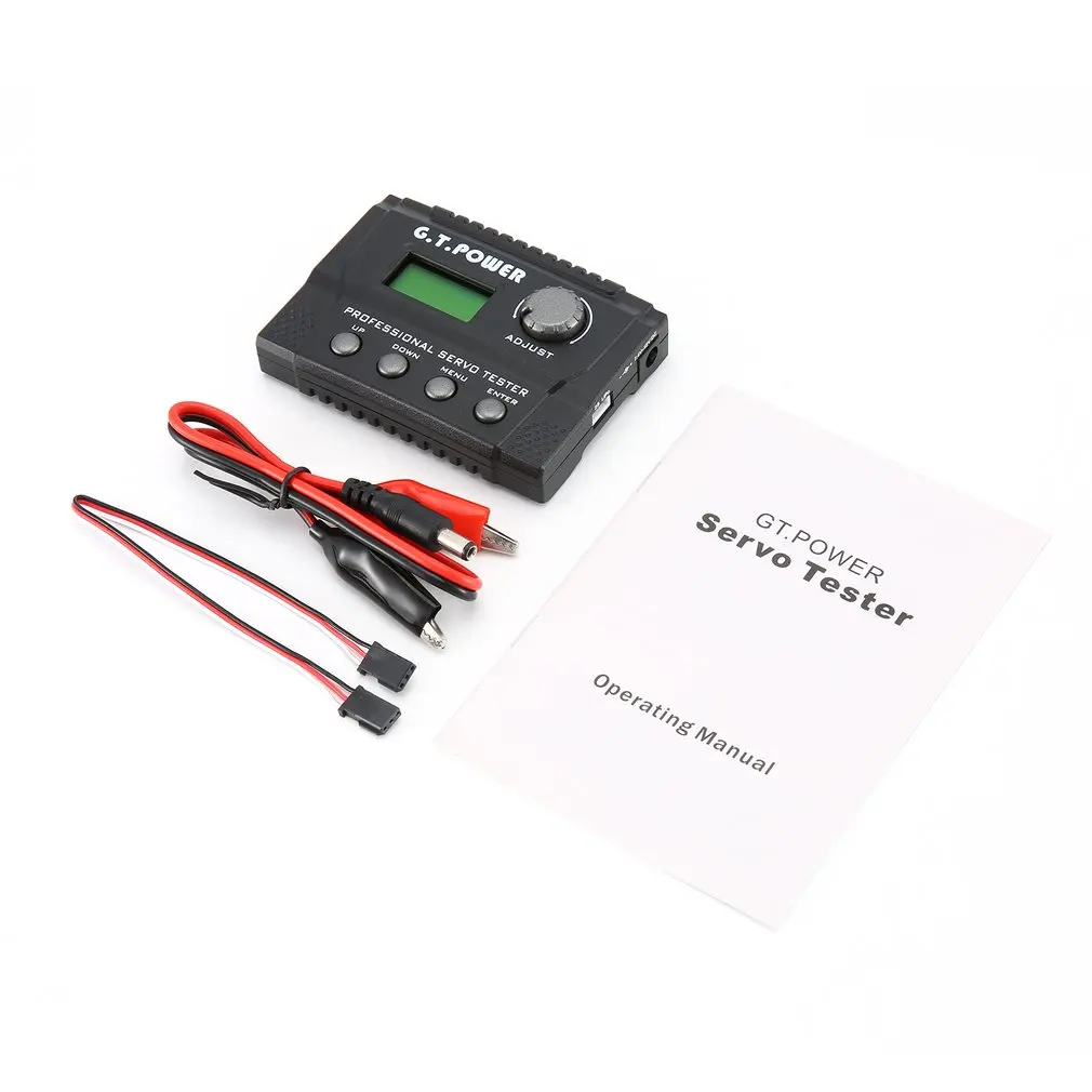 G. T. Power LCD цифровой профессиональный сервотестер для радиоуправляемого самолета