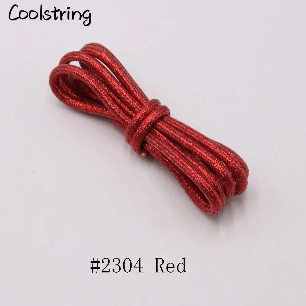 Coolstring однотонные закругленные металлические шнурки блестящие шнурки мигающие Блестящие модные латчеты перламутровые для спорта холст