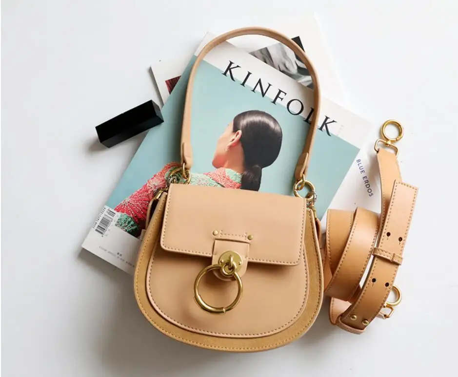 women leather shoulder bag Women bag Genuine leather luxury brand design messenger bag women
